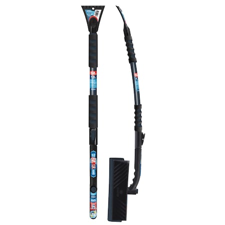 Frostbite Ice Scraper w Swivel Snow Broom 36-50in 074-19651